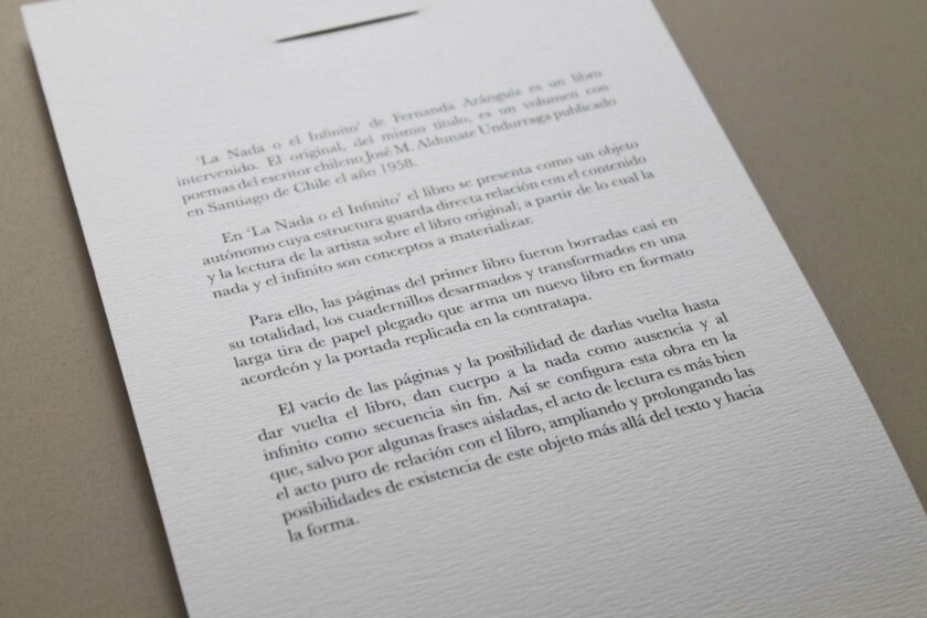 La nada o el infinito | Fernanda Aránguiz - Imagen 3