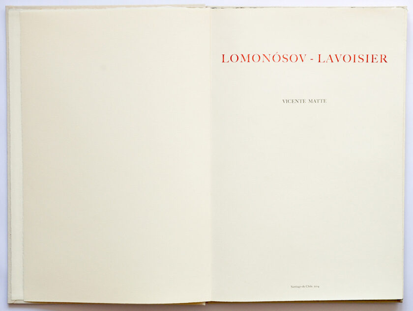 Lomonósov-Lavoisier | Vicente Matte - Imagen 5