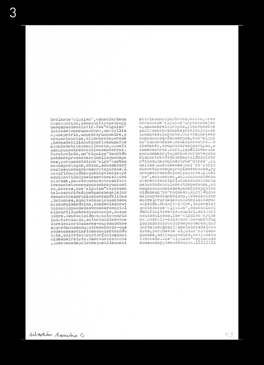 diariodeunalguien Pt. 1 Typewriting edition | Sebastián Arancibia - Imagen 4